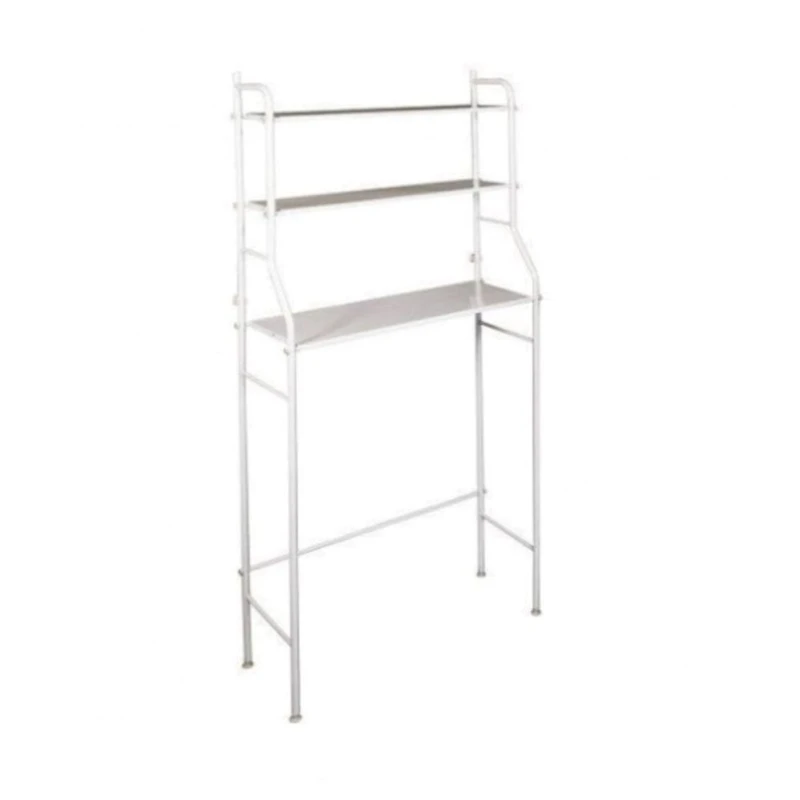Полка-стеллаж для хранения над стиральной машиной Laundry Rack TW-107, напольный, белый
