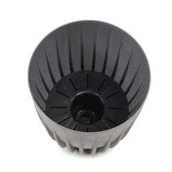 Горшок Lamela ME-907, 25x29.7 см, 6.2 л, пластик, серый Горшок Lamela ME-907, 25x29.7 см, 6.2 л, пластик, серый