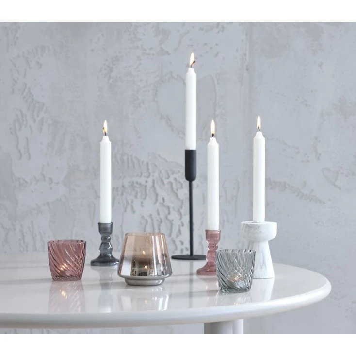 Подсвечник JYSK Olav, 1 шт, 9x23 см, черный Подсвечник JYSK Olav, 1 шт, 9x23 см, черный