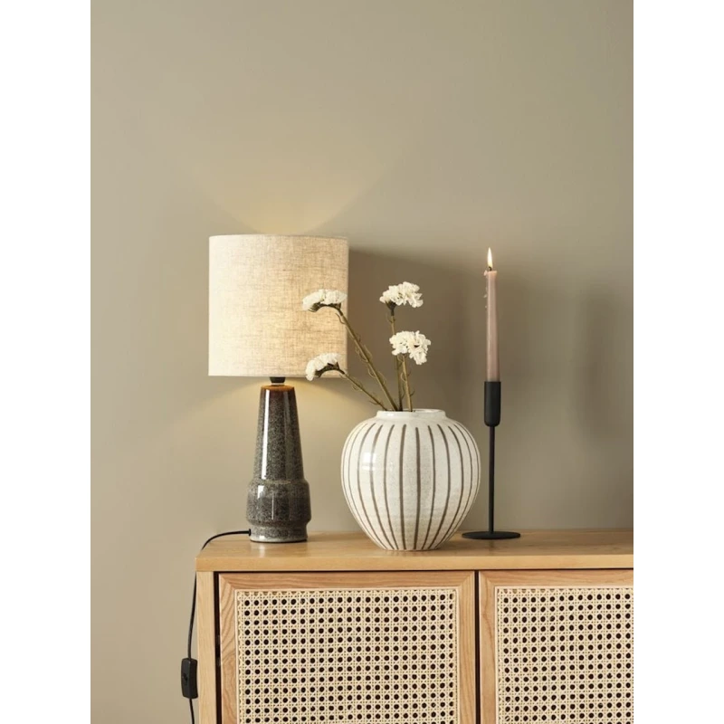 Подсвечник JYSK Olav, 1 шт, 9x23 см, черный Подсвечник JYSK Olav, 1 шт, 9x23 см, черный