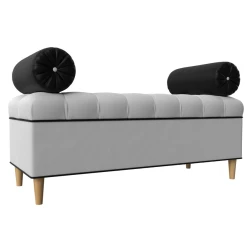 Пуфик 22, ткань, серый, 40x35x80 см Пуфик 22, ткань, серый, 40x35x80 см