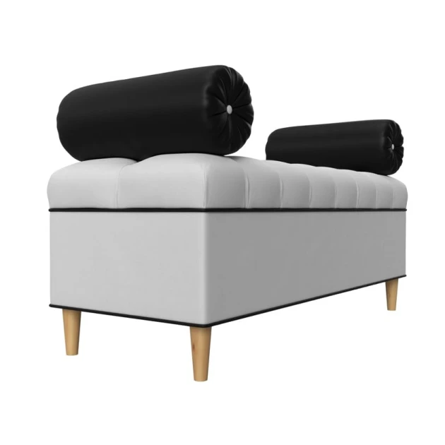 Пуфик 22, ткань, серый, 40x35x80 см Пуфик 22, ткань, серый, 40x35x80 см