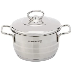 Qazan Korkmaz Astra A1901, 16х10 sm, 2 l, gümüşü Qazan Korkmaz Astra A1901, 16х10 sm, 2 l, gümüşü