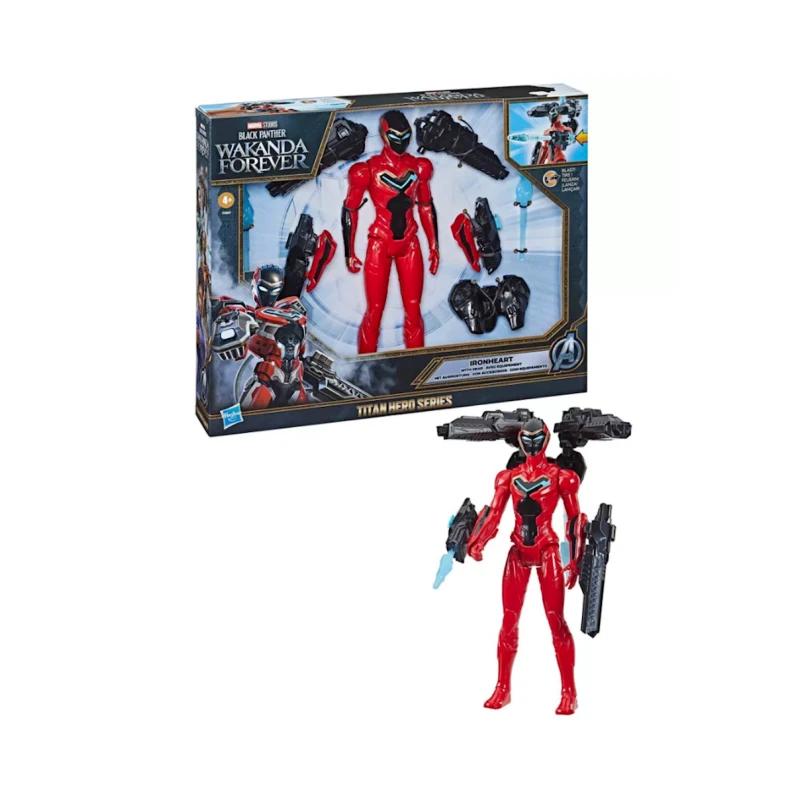 Фигурка Hasbro Marvel Studios' Black Panther Wakanda Forever Titan Hero Series, 4+ лет, пластик Фигурка Hasbro Marvel Studios' Black Panther Wakanda Forever Titan Hero Series, 4+ лет, пластик
