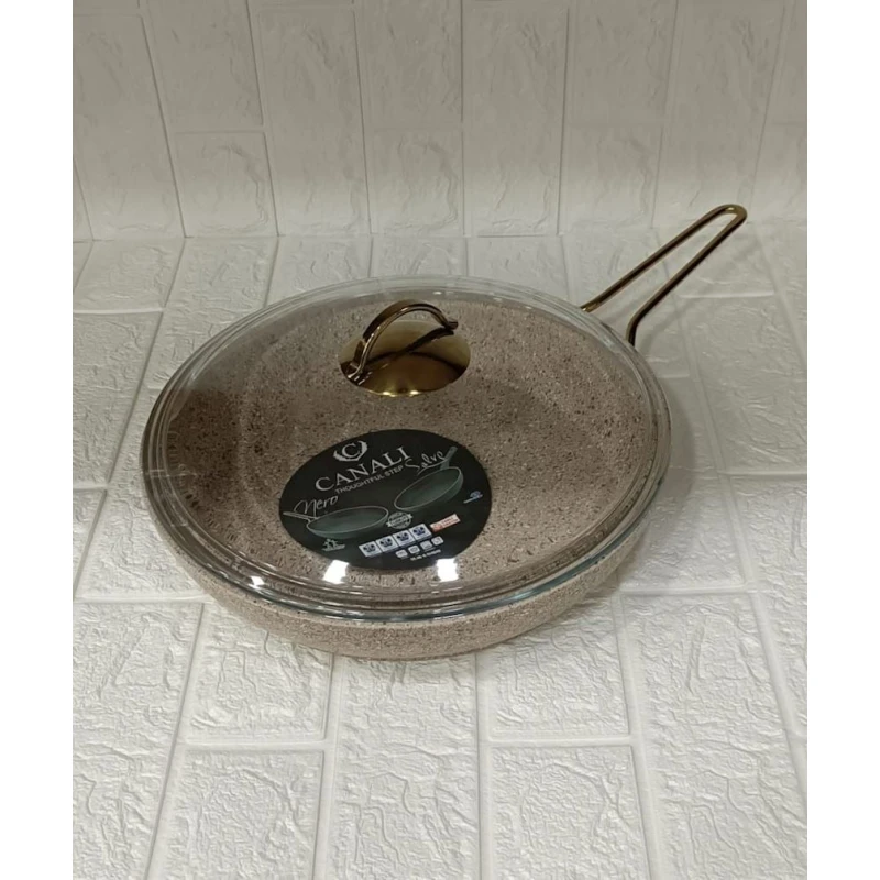 Сковородка Canali SHA-00002499, кремовый, 30 см Сковородка Canali SHA-00002499, кремовый, 30 см