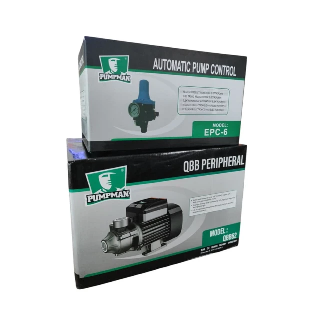 Su nasosu QBB62 və EPC-6 hidrofor dəsti, Pumpman pumpman002