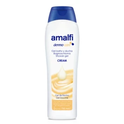 Гель для ванны и душа Amalfi Dermo Care Cream, 750 мл