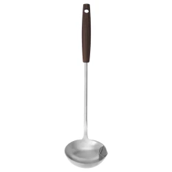 Половник IKEA Slitstrak, 34 см, нержавеющая сталь/массив ореха