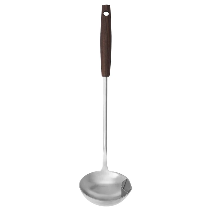 Половник IKEA Slitstrak, 34 см, нержавеющая сталь/массив ореха Половник IKEA Slitstrak, 34 см, нержавеющая сталь/массив ореха