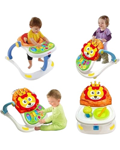 Yerimə üçün diyirlənən araba Huanger 4-in-1 Multi Functional HE0802, 6 ay+