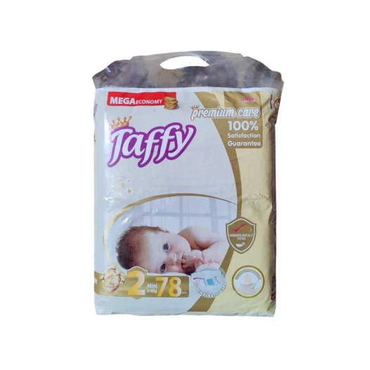 Детские подгузники Taffy Premium Care 2 Mini, 3-6 кг, 78 шт Детские подгузники Taffy Premium Care 2 Mini, 3-6 кг, 78 шт