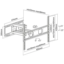 Кронштейн Brateck LPA52-466