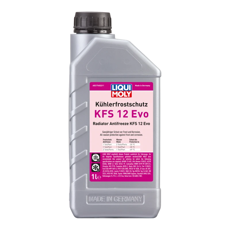 Антифриз Liqui Moly KFS 12 Evo, 1 л Антифриз Liqui Moly KFS 12 Evo, 1 л