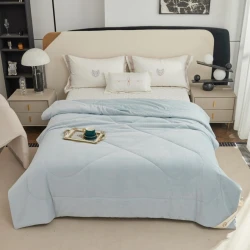 Одеяло MiraNova FS-562, двуспальное, голубое, 200x230 см