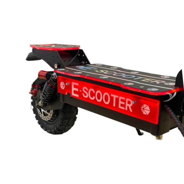 Электроскутер E-Scooter M6581, черный/красный Электроскутер E-Scooter M6581, черный/красный