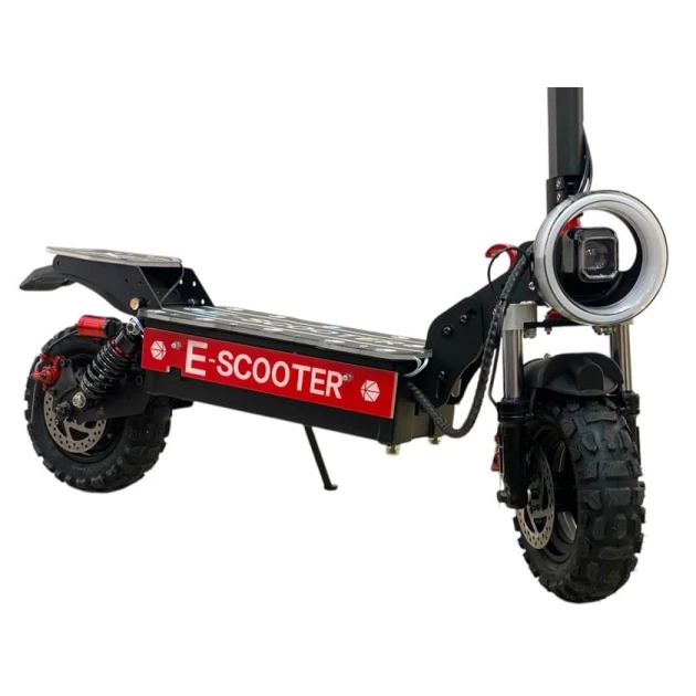 Электроскутер E-Scooter M6581, черный/красный Электроскутер E-Scooter M6581, черный/красный