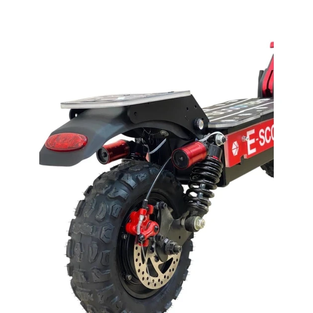 Электроскутер E-Scooter M6581, черный/красный Электроскутер E-Scooter M6581, черный/красный