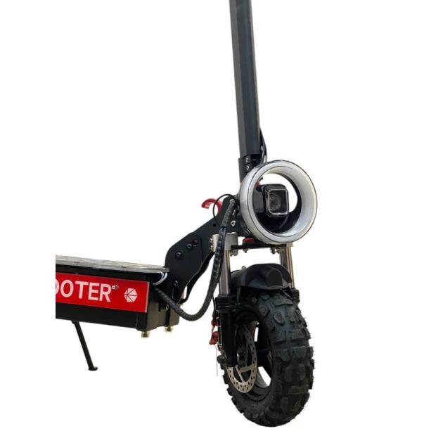 Электроскутер E-Scooter M6581, черный/красный Электроскутер E-Scooter M6581, черный/красный