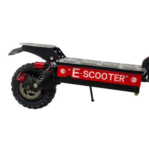 Электроскутер E-Scooter M6581, черный/красный Электроскутер E-Scooter M6581, черный/красный