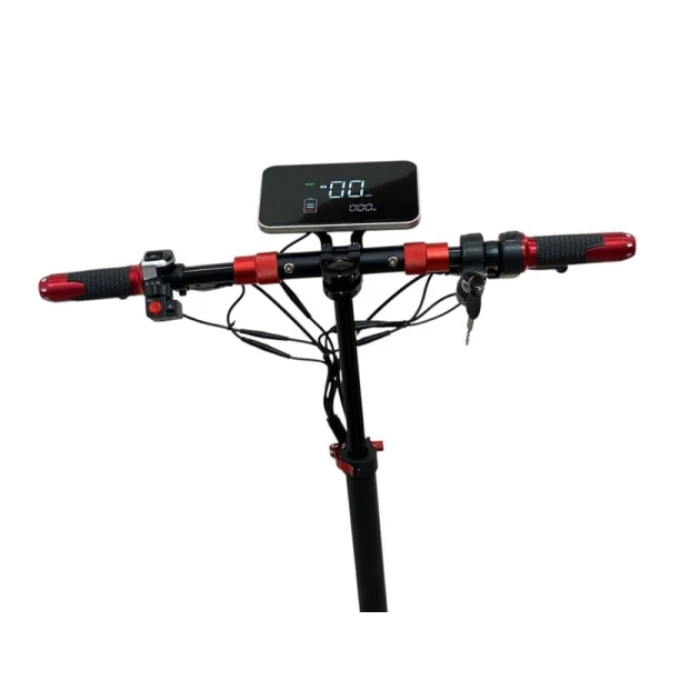 Электроскутер E-Scooter M6581, черный/красный Электроскутер E-Scooter M6581, черный/красный