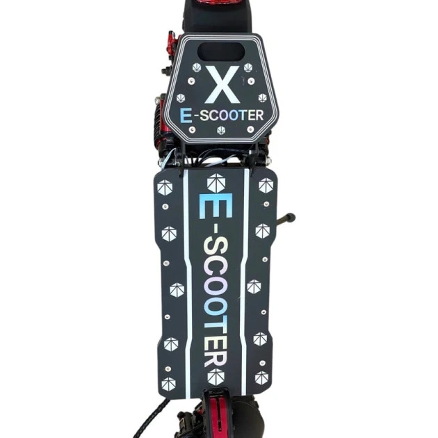 Электроскутер E-Scooter M6581, черный/красный Электроскутер E-Scooter M6581, черный/красный