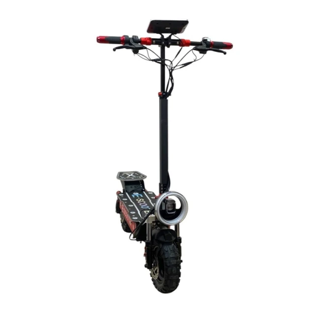 Электроскутер E-Scooter M6581, черный/красный Электроскутер E-Scooter M6581, черный/красный