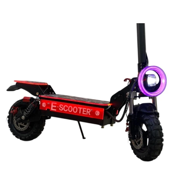 Электроскутер E-Scooter M6581, черный/красный Электроскутер E-Scooter M6581, черный/красный
