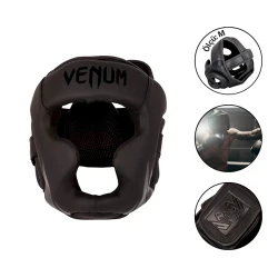 Boks dəbilqəsi Venum 1440, qara, ölçü M