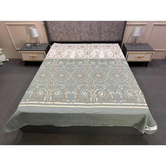 Örtük Moon Stars YO-DM-003, 200x230 sm, avro maksi, xaki