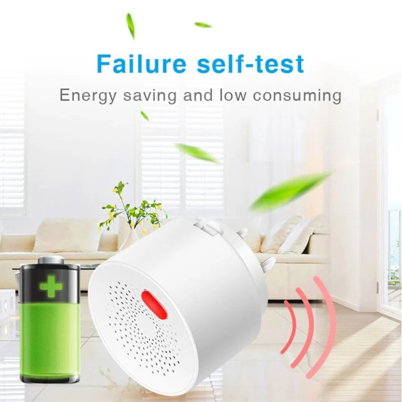 Датчик утечки газа Tuya Wi-Fi Smart Natural Gas Alarm Sensor Датчик утечки газа Tuya Wi-Fi Smart Natural Gas Alarm Sensor