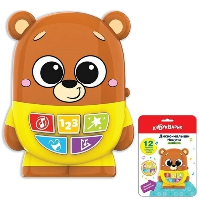 Развивающая игрушка Азбукварик 2223 Мишутка, 3+ лет