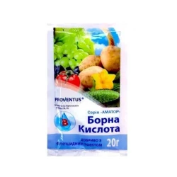 Борная кислота Агрикола для фруктов, овощей и растений, 20 г