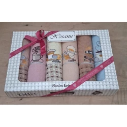 Кухонное полотенце MM Tekstil MM-105, 25x40 см, 6 шт