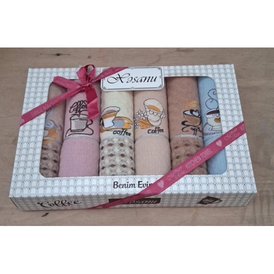 Mətbəx dəsmalı MM Tekstil MM-105, 25x40 sm, 6 əd