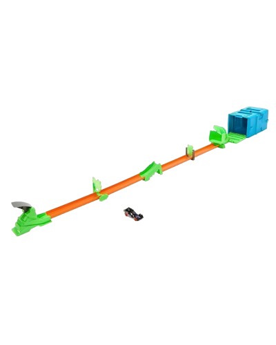 Avtotrek Hot Wheels HKX47 Track Builder Toxic Super Jump Pack, 4+ yaş