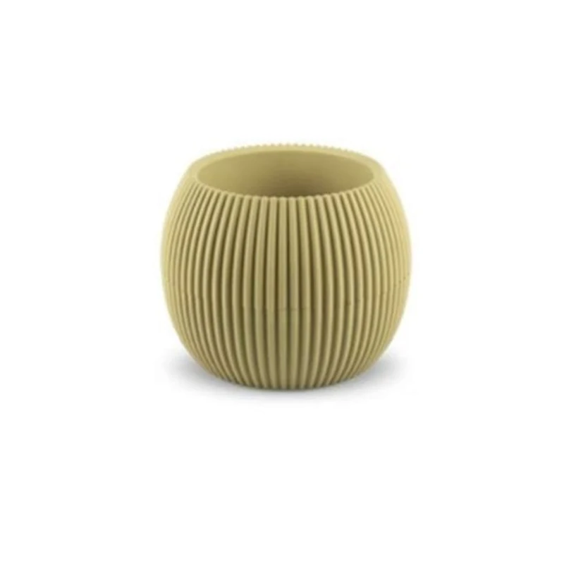 Горшок Karasu N2 TM.33288, 0.35 л, пластик, жёлтый