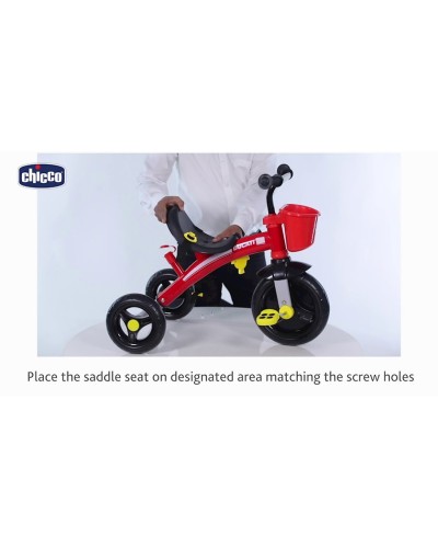 Üç təkərli velosiped Chicco U-Go Ducati, 20 kq-a qədər, 5 yaşadək