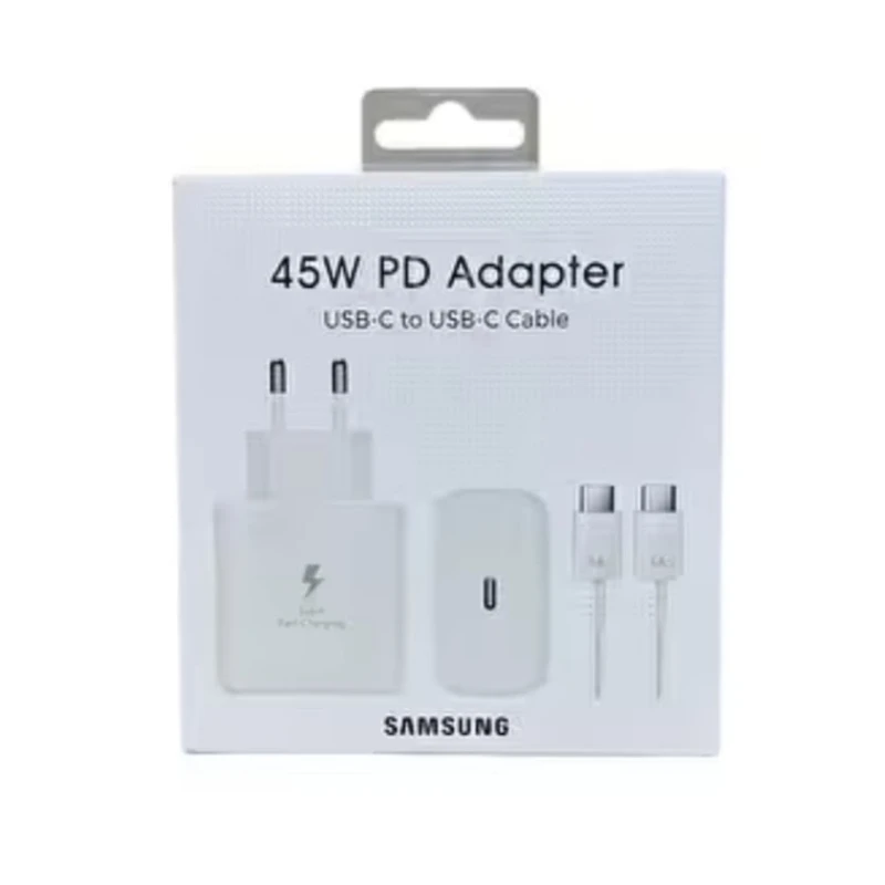 Adapter Samsung 45W plus 1.8 metr Usb Type-c to Type-c Ağ