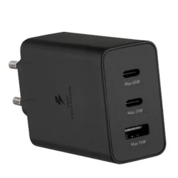Зарядное устройство Samsung 65W 3 Port Black