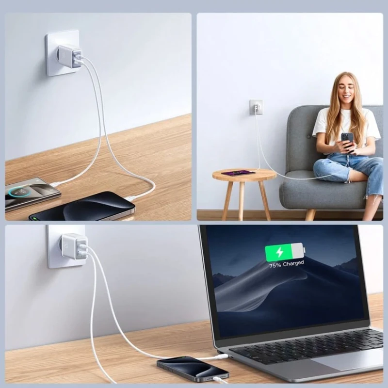 Сетевой адаптер Joyroom JR-TCF15 QC White