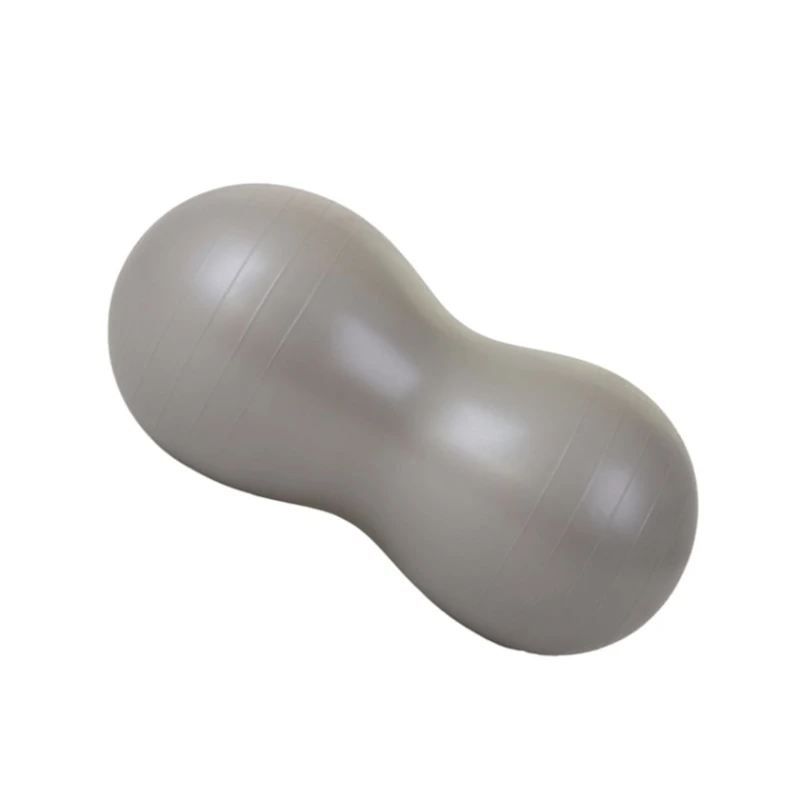 Fitnes topu Gymnic 1062 armud formasında, PVC, boz, 70 sm