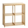 Стеллаж JYSK Ballum, 4 полки, бамбук