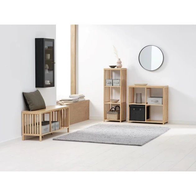 Стеллаж JYSK Ballum, 4 полки, бамбук