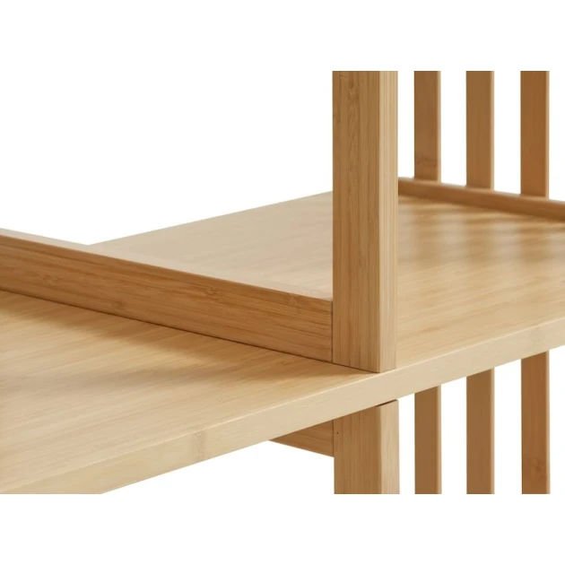 Стеллаж JYSK Ballum, 4 полки, бамбук