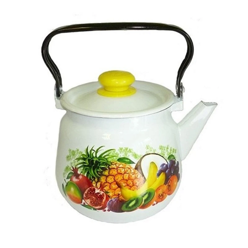 Чайник для кипячения воды СтальЭмаль Эквадор С2716.3*80, 3500 мл, эмалированная сталь, белый Чайник для кипячения воды СтальЭмаль Эквадор С2716.3*80, 3500 мл, эмалированная сталь, белый