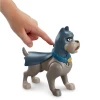 Фигурка Fisher-Price HJF28/HJF31 League of Super-Pets Лающий Туз, от 3 лет, серый/синий