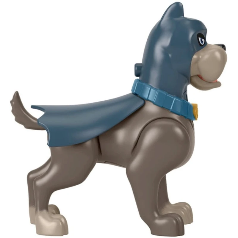 Фигурка Fisher-Price HJF28/HJF31 League of Super-Pets Лающий Туз, от 3 лет, серый/синий