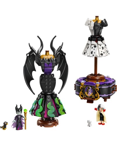 Konstruktor LEGO Disney Villainlərin geyimləri Maleficent və Cruella De Vil, 9 yaş+, 524 hissə - 43262