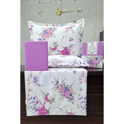 Yataq dəsti Trend Cotton 00004508, yorğan üzü 200x220 sm, mələfə 240x260 sm, 2 yastıq üzü 50x70 sm, ikinəfərlik, pambıq, rəngbərəng