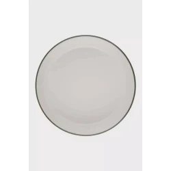 Миска ID-Fine Modest Green Stolt, фарфор, белая, 460 мл, 14 см